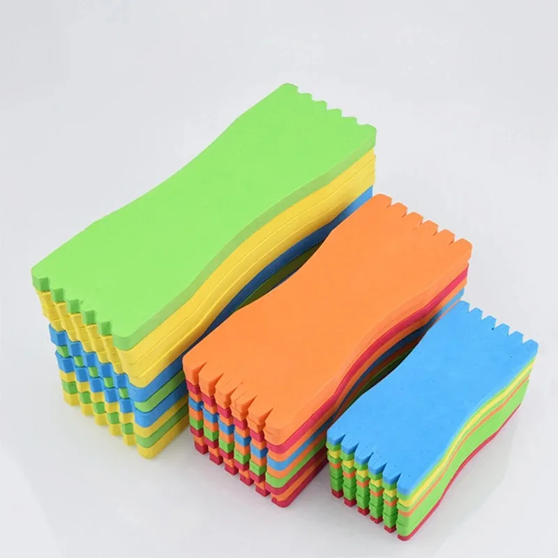 10 ชิ้นตกปลาโฟม Spools สายตกปลา Winding Board Rig ผู้ถือสายตกปลาอุปกรณ์เสริม Rig Winders สีสุ่ม