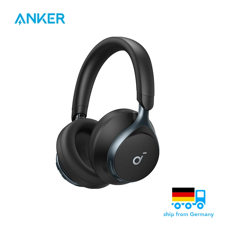 soundcore di Anker, cuffie wireless SpaceOne, cancellazione attiva del rumore adattivo, 2X soppressione vocale più potente, 40H ANC Akk