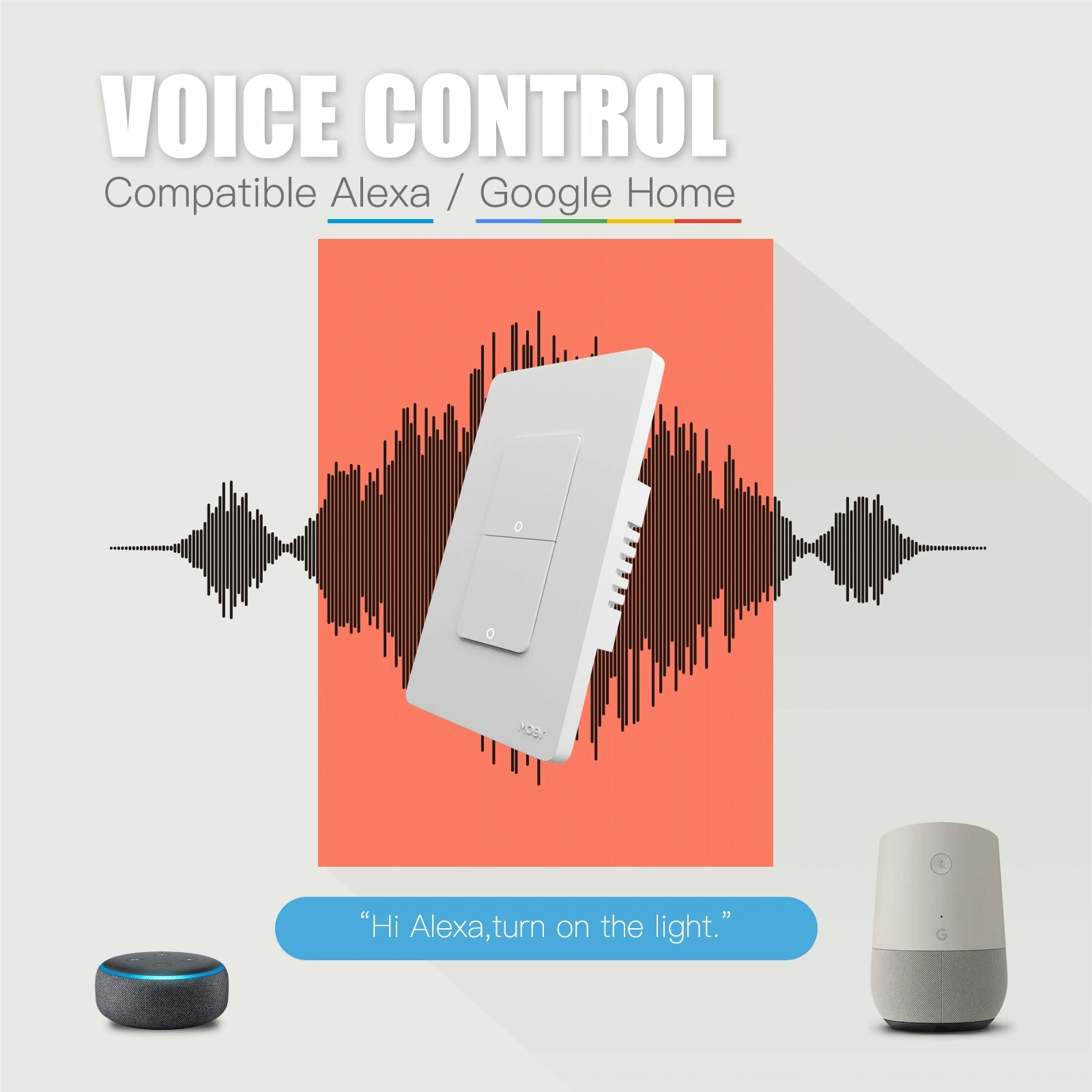 Moes tuya wi-fi interruptor de luz inteligente eua único pólo botão interruptor de parede trabalho com alexa google casa fio neutro necessário
