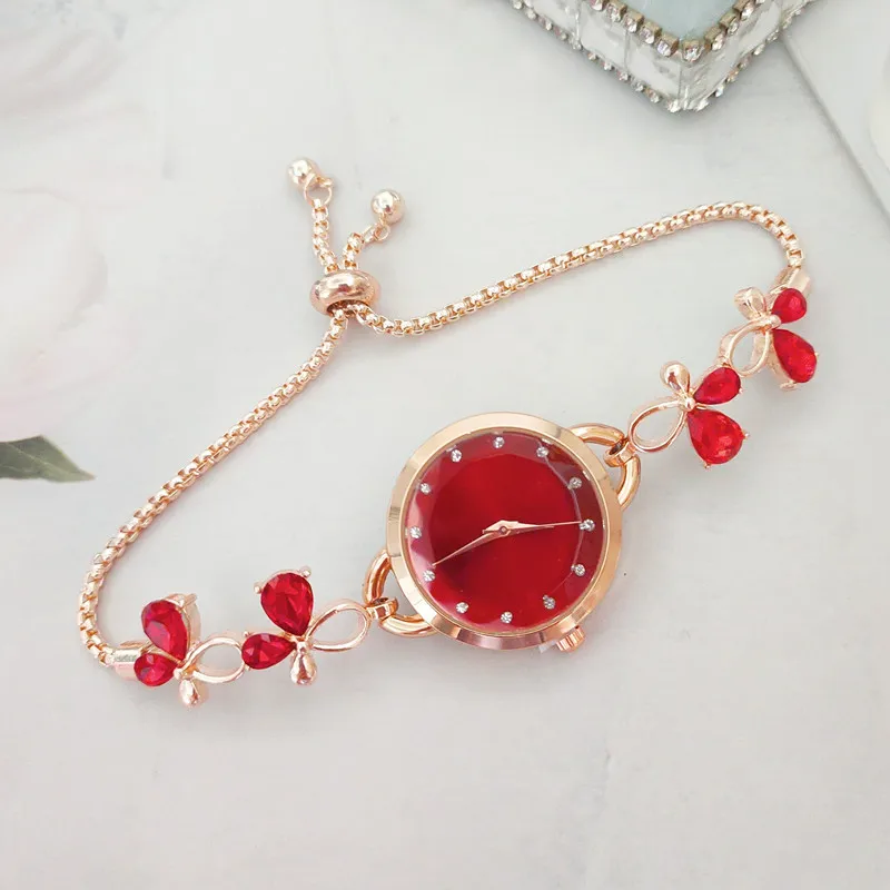 Senhoras laço relógio de luxo relógios femininos simples quartzo relógios pulso Часы pulseira relógio presente meninas relojes para mujer