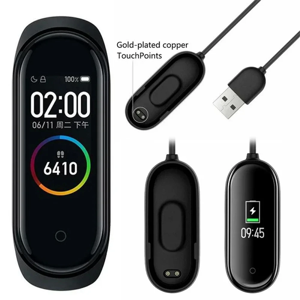 USB 磁気充電器シャオ mi mi バンド 8 7 6 5 4 3 2 交換用腕時計充電ケーブルスマートウォッチ充電ワイヤー機器
