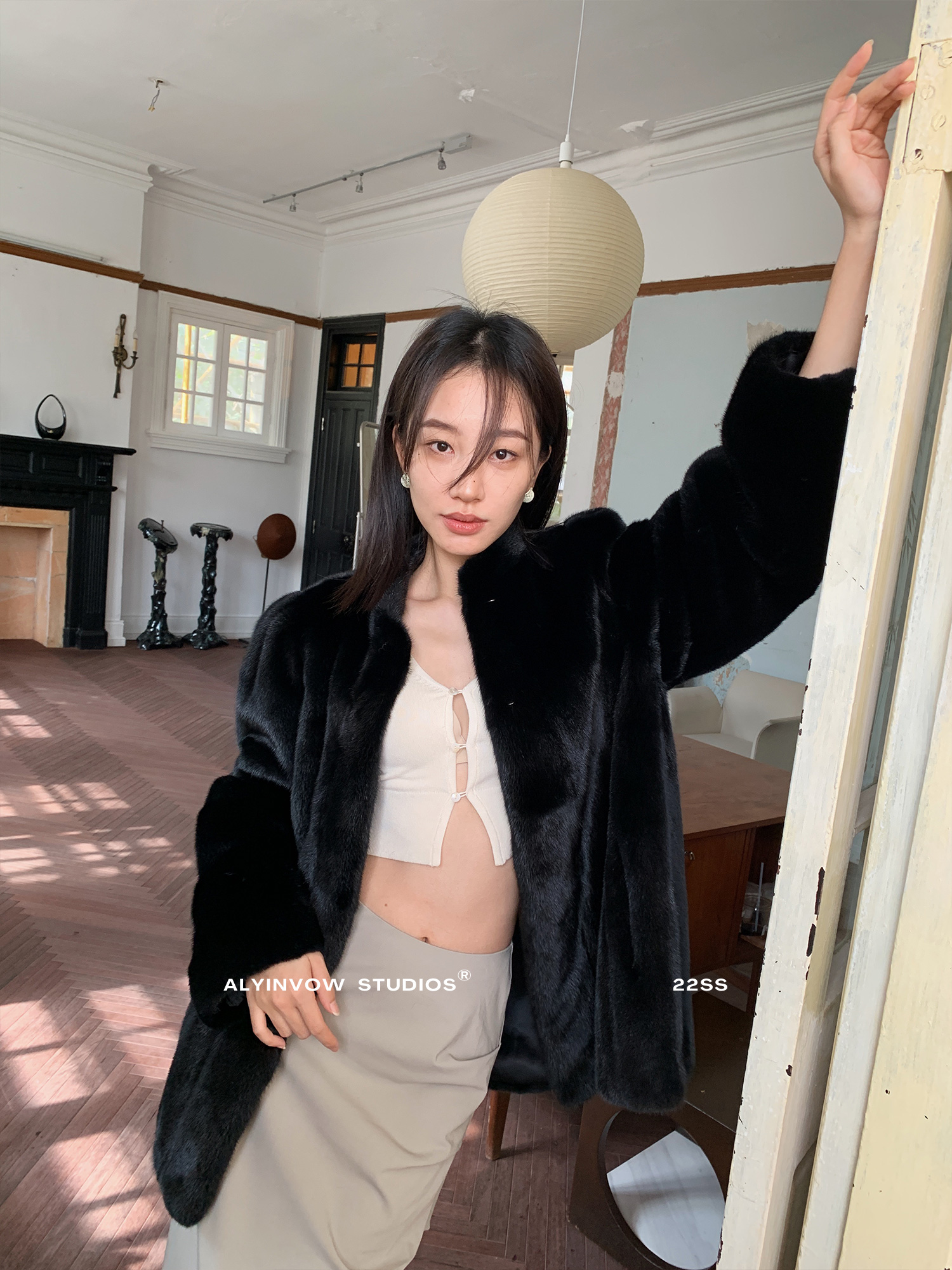 Hdhohr-女性のための本物のミンクの毛皮のコート,厚くて暖かいジャケット,女性のファッション,高品質,完全,新しい,冬,2022