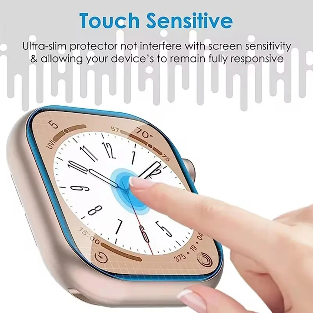 หน้าจอป้องกันฟิล์มสําหรับ Apple Watch Series 10 46 มม.42 มม.TPU Hydrogel HD ฟิล์มใสสําหรับ iWatch 10 42 มม.46 มม.อุปกรณ์เสริม
