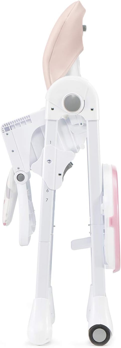 Silla de comedor plegable, color Rosa