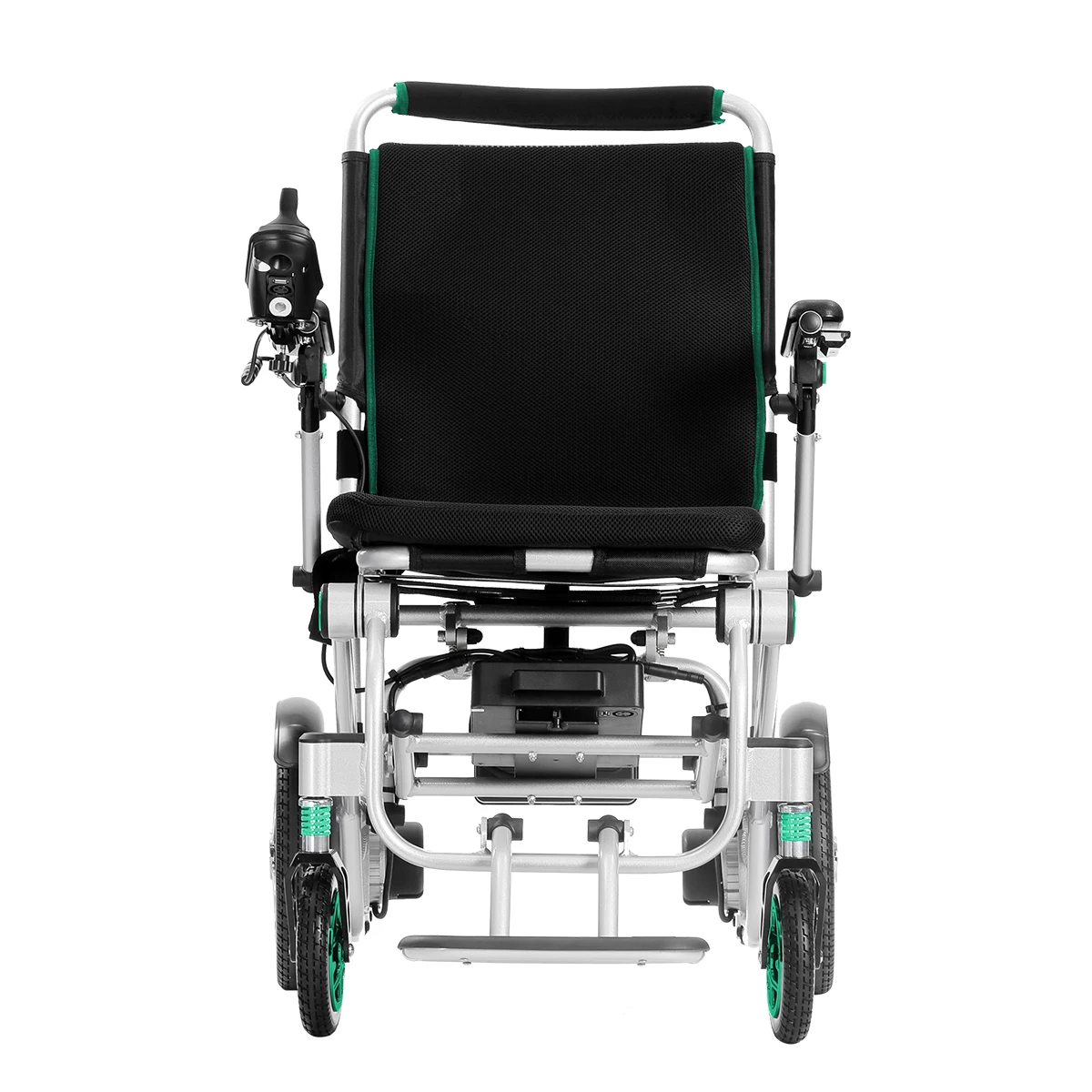 Baichen All-Terrain Power 200W*2 Dual Motor Wheelchair Lightweight Foldable Electric Wheelchair
