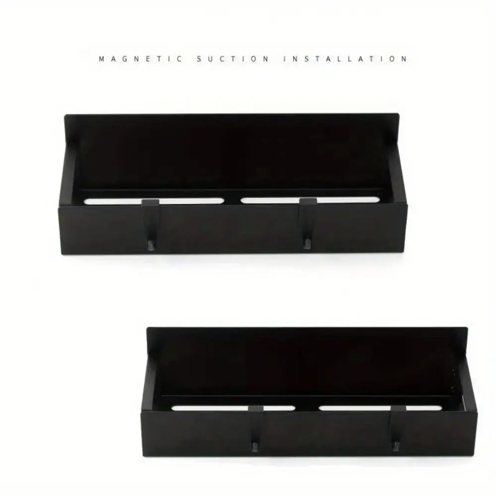 Scaffale portaoggetti magnetico da 2 pezzi, cucina domestica, frigorifero, lavatrice, portaoggetti da appendere laterale, portaoggetti multifunzionale