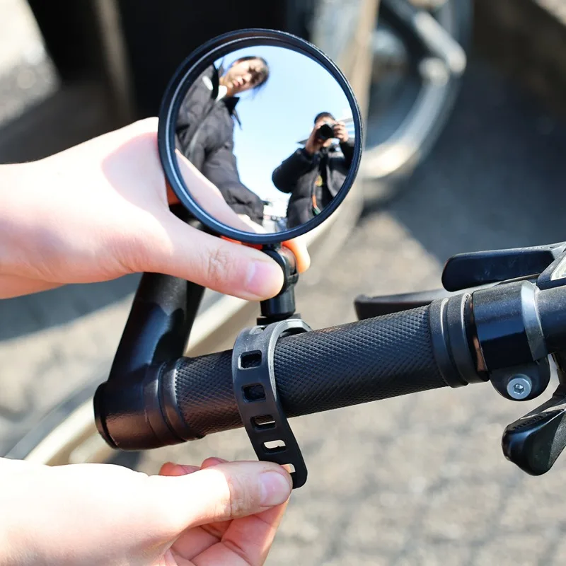 Universal Bicycle Mirror Handlebar Rearview Mirror for Bicycle Motorcycle 360 Rotation Adjustable for Bike Riding Cycling Mirror