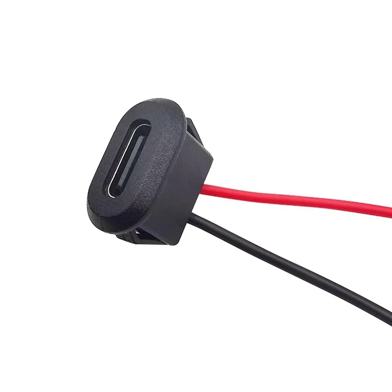 5 sztuk USB 2.0 bezpośrednio ciśnieniowy przewód spawany typu matka lampa zabawka Port ładowania lampa stołowa precyzyjny instrument Port ładowania