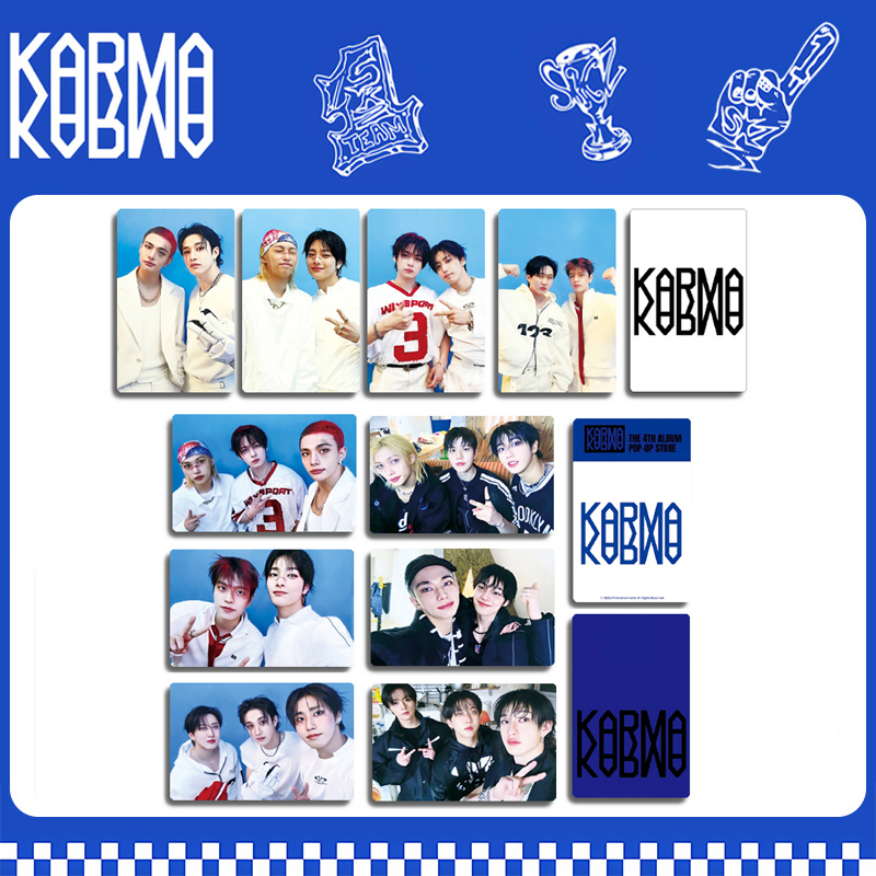 8 шт. KPOP Idol Stray KARMA Merch фотокарта новый альбом ломо карты CEREMONY фотокнига коллекция карт плакат открытка фотографии подарок