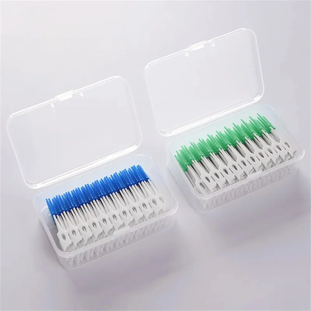 Ốp Bàn Chải Kẽ Răng Siêu Mềm Răng Bàn Chải Vệ Sinh Chăm Sóc Răng Miệng Chỉ Nha Khoa Tăm Răng Miệng Dụng Cụ Bộ 150 Hoặc 200 Cái/bộ