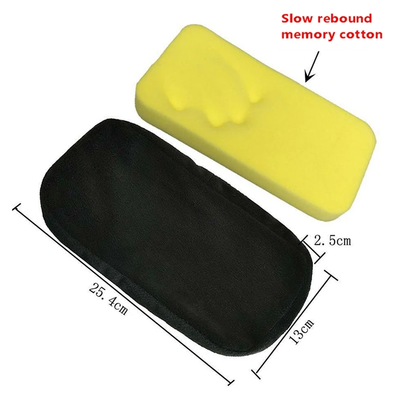 New 2 Pieces Set Ergonomic Memory Foam Chair Armrest Pad, Rest Comfy Rest Office Chair Rest Arm Rest Cover For Elbows And Forear