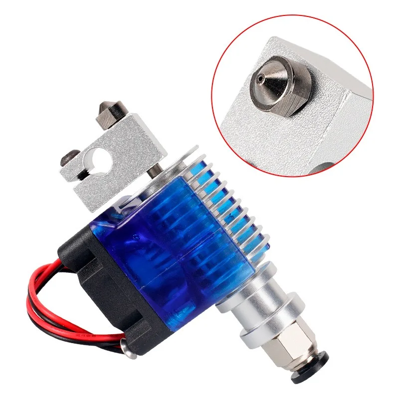 Bico v6 de aço endurecido 0.2/0.4/0.6/0.8/1mm 1.75mm filamento m6 bico de impressora 3d para ender 3 hotend titan extrusora prusa i3 mk3
