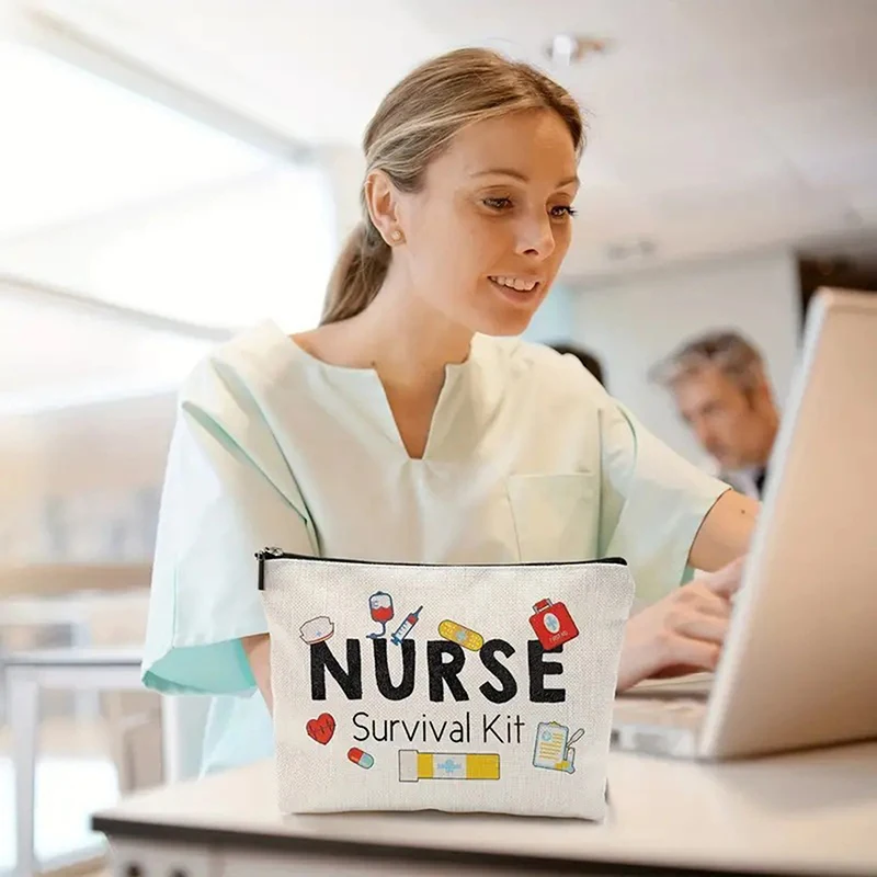 Krankenschwester-Make-up-Tasche, Geschenk, Notfallraum, Krankenschwester-Reißverschlusstasche, ICU, Krankenschwester, Wertschätzung, Kosmetiktasche, Krankenschwester, Abschlussgeschenk