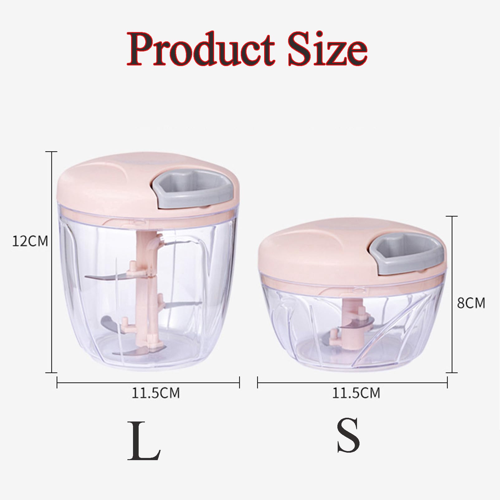 Pull Vegetable Chopper,Hand Pull Vegetable Onion Chopper,Mini Garlic Chopper For Ginger, Chili,Vegetables
