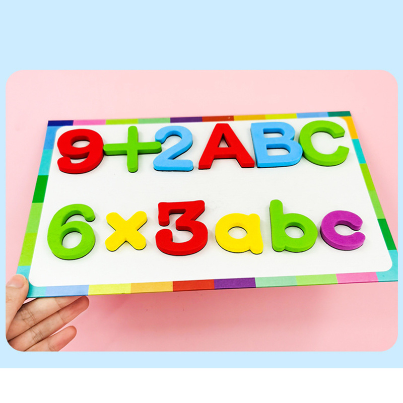 24-76pcs Magnetic Alphabet Letters EVA Foam Refrigerator Stickers Toddlers Kids Learning Spelling Counting Educational Toys Gift