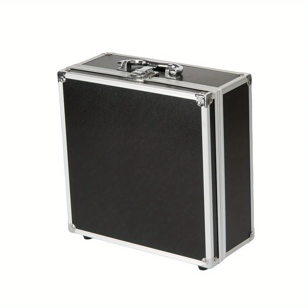 Aluminum Suitcase Parts Toiletry Containers Hard Toy Garage Organization Storage Portable Metal lock Case Without Sponge