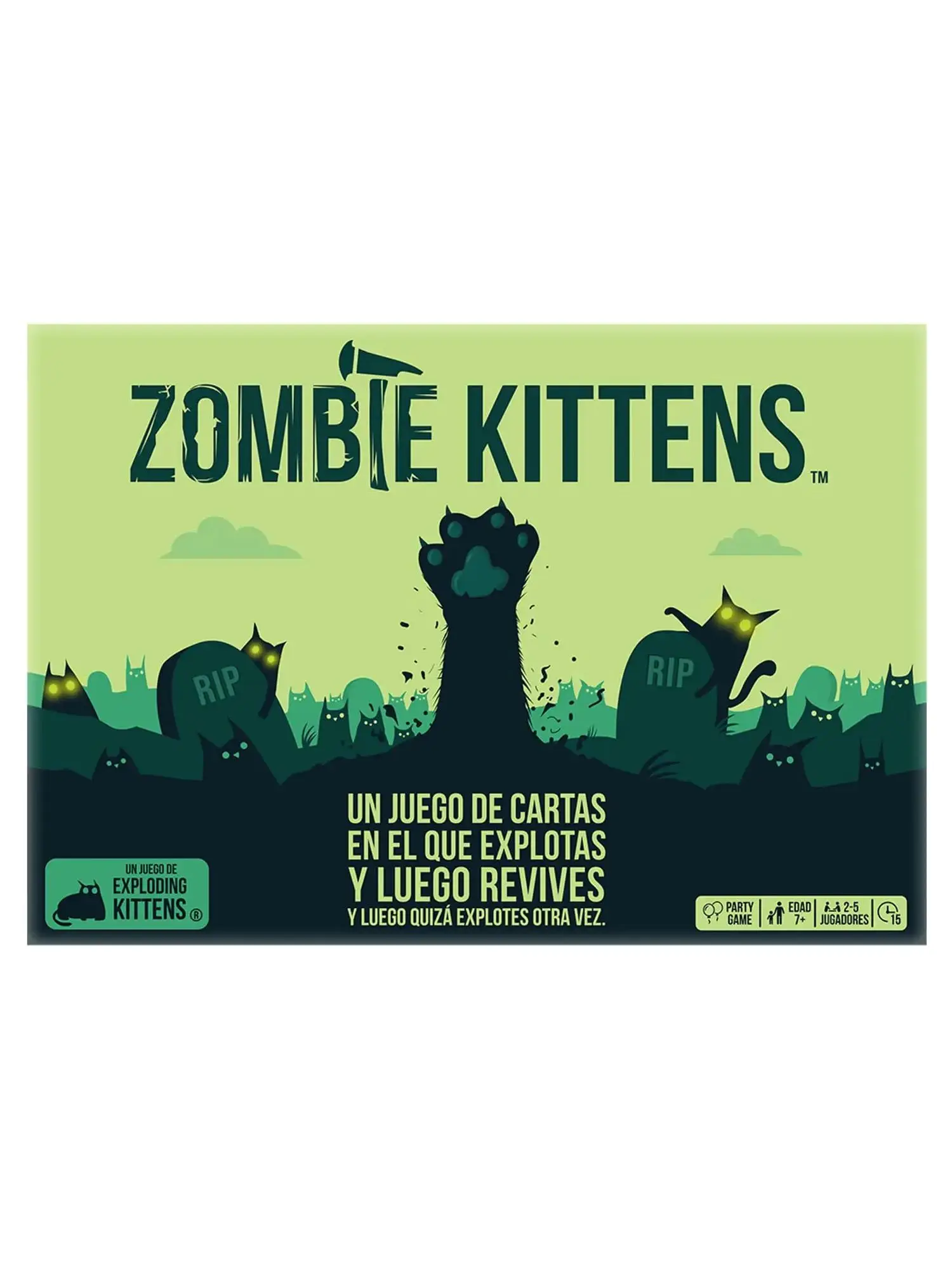 kittens exploding en español Zombie gatito explosión gatito reunión familiar juego de mesa divertido juego de cartas de juguete