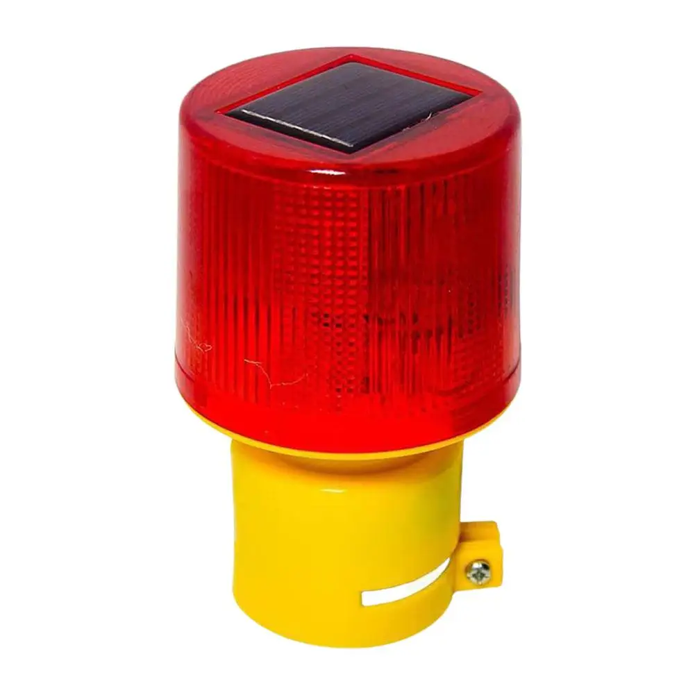 Solar LED Emergency Light Solar Traffic Tower Crane Warning Light LED Bulb Lamp For Construction Site Harbor Road Marine Lamp