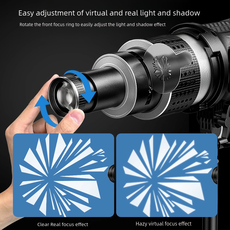 Bowens montagem flash snoot lente cônica vídeo artista modelagem forma photo studio light kit com lente de holofote óptico 35 gobos