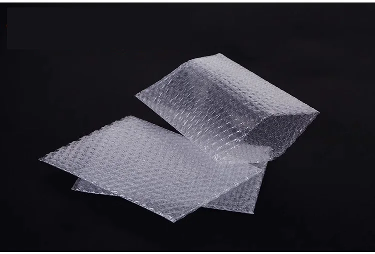 ขนาดเล็ก 8x10 ซม.Bubble Mailers สําหรับจัดส่งบรรจุภัณฑ์ถุงโปร่งใส Double Layer หนาห่อกระเป๋าขายส่งจํานวนมาก 200 PCS