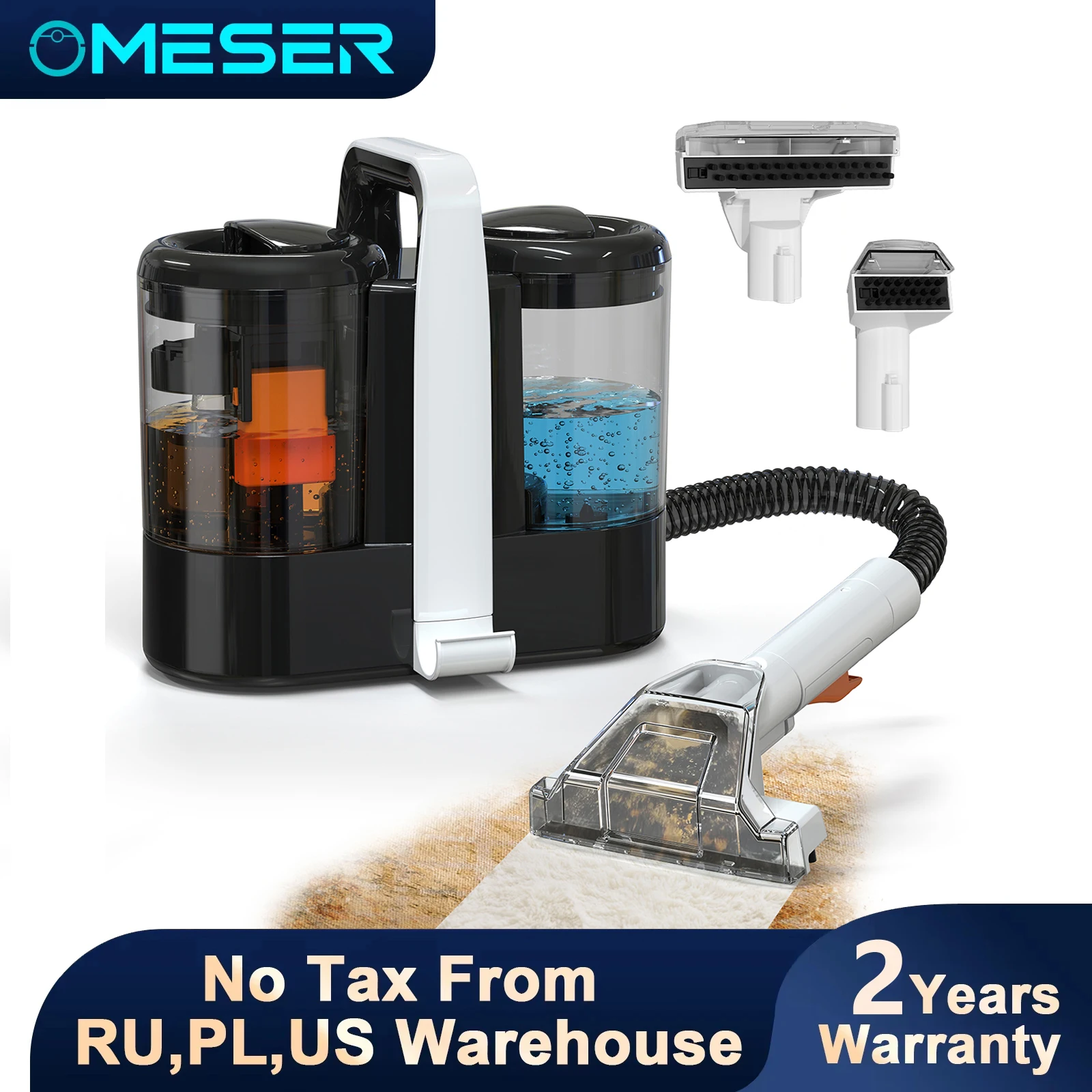 OMESER точечный очиститель 600/450 Вт 15/11 кПа ручной очиститель ковров для дивана занавес спрей всасывание интегрированная машина чистая машина