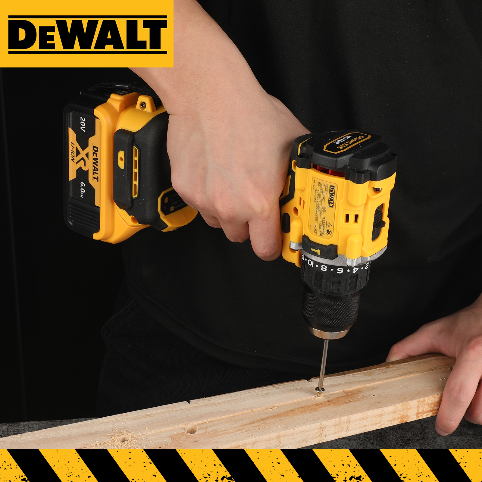 DEWALT 805 20V batterie au Lithium outil tournevis électrique multifonctionnel Compact sans brosse, Rechargeable, perceuse à main, perceuse à percussion