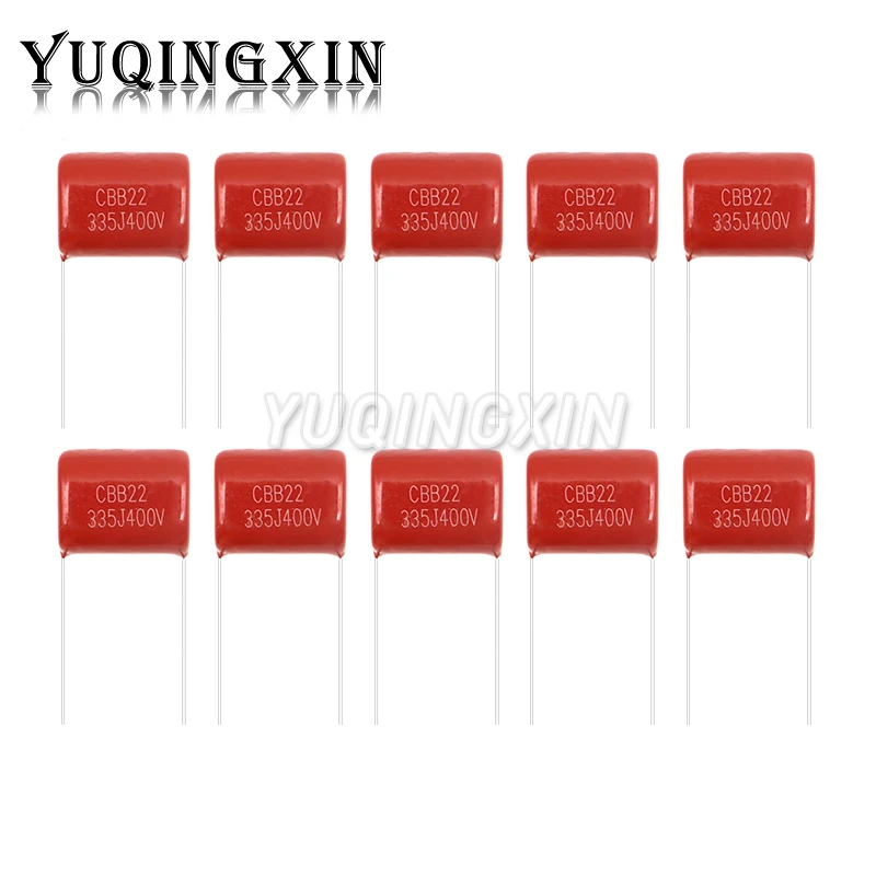 10 Uds 63V 100V 250V 400V 450V 630V 2000V CBB condensador de película de polipropileno 101 103 104 105 125J 221 222 223 224 225 332 333 334