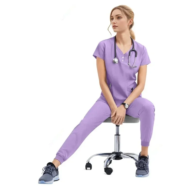 Conjunto de uniformes médicos para mujer, sala de operaciones quirúrgica para ropa de trabajo, accesorios de Hospital, precio al por mayor