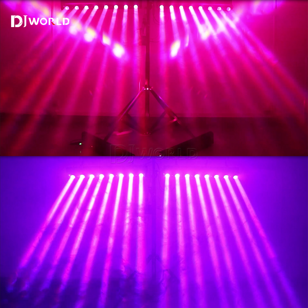 LEDムービングヘッドライト,8x12W rgbw dmxコントローラー,バー,カラオケ,ステージ,商業用Lyre,ディスコライト
