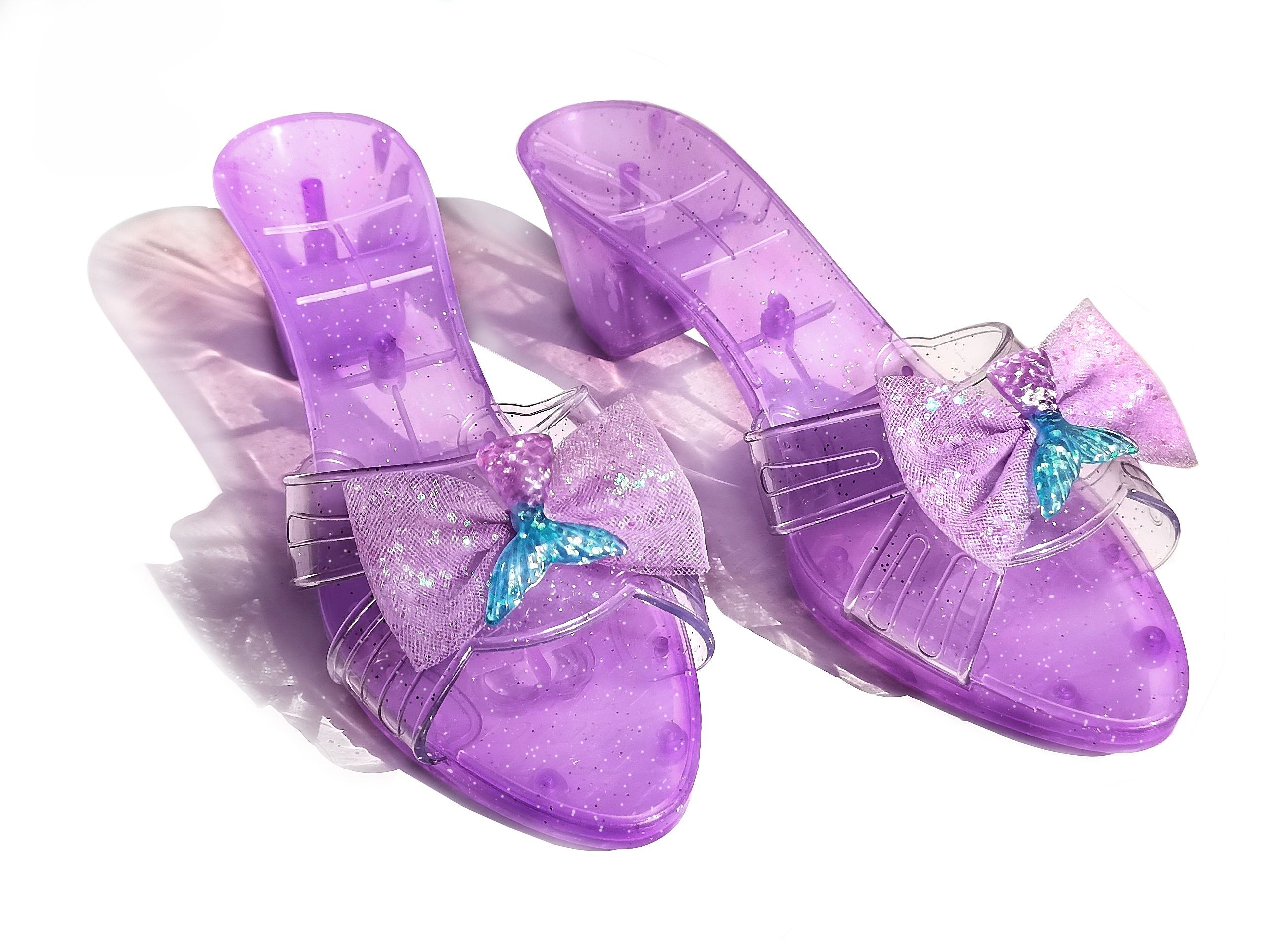 Блестящие туфли принцессы для девочек |   Нетоксичные противоскользящие каблуки для ролевых игр для девочек |   Детские игрушки для ролевых игр (розовый/фиолетовый/синий)