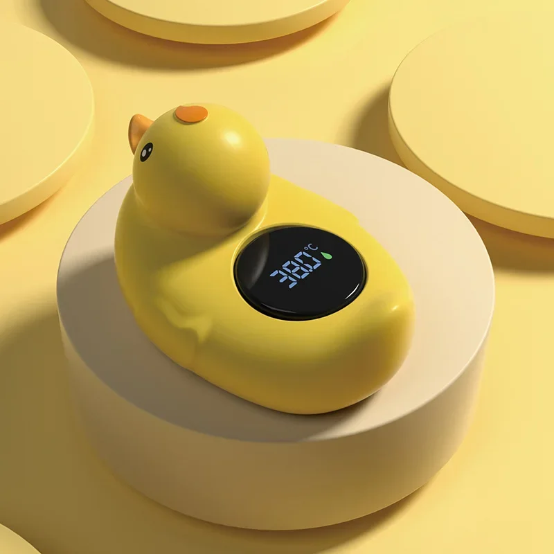 Pequeno pato amarelo termômetro banheira do bebê chuveiro termômetro de água do bebê sensor temperatura seguro flutuante à prova dwaterproof água bebê