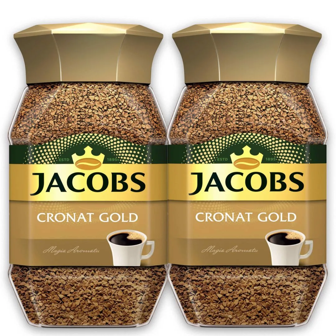 Jacobs Cronat Gold Kawa rozpuszczalna 200 g x 2 sztuk