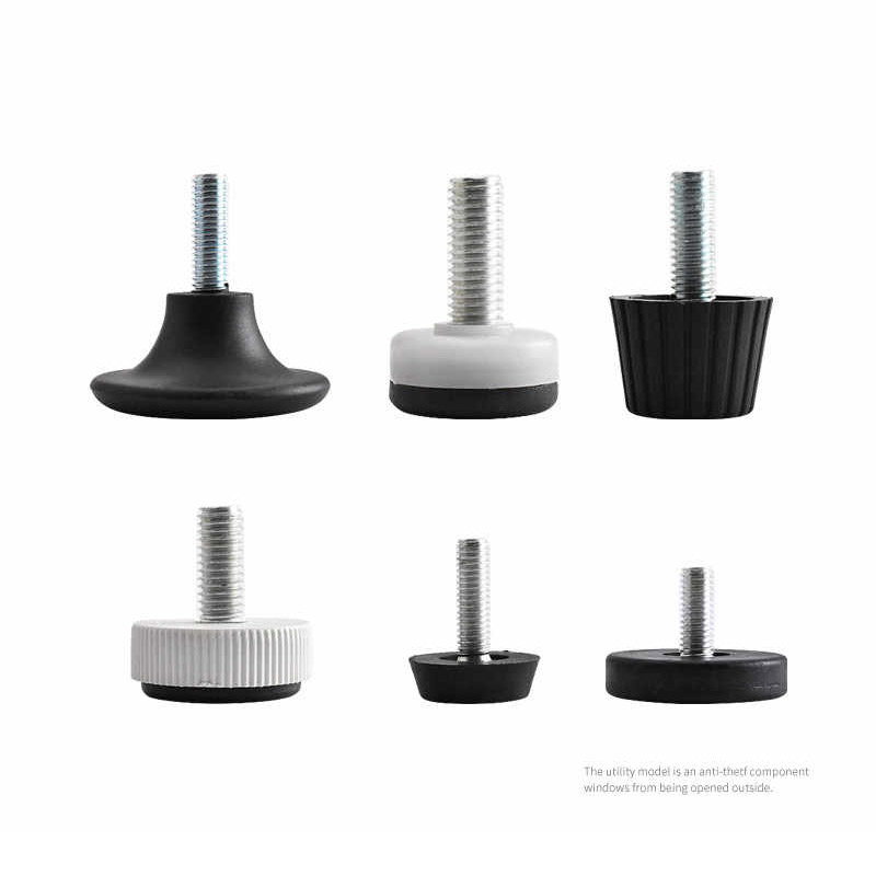 Möbelbeine, rutschfeste Basis, Tisch, Schrankbeinpolster, verstellbare Nivellierfüße, Nivellierer, M6, M8, M10, Schraube