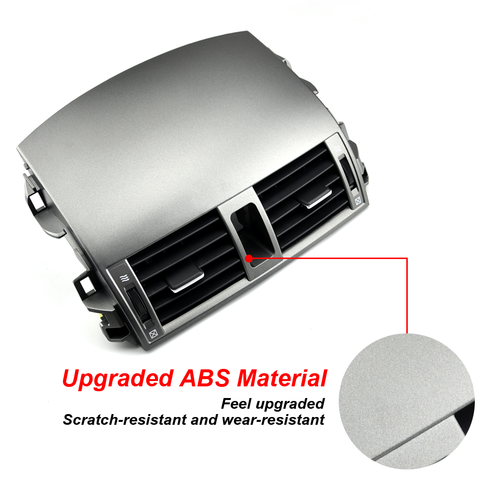 車の A/C 空調エアベント出口パネルグリルカバートヨタカローラアルティス E15 2007 2008 2009 2010 2011 2012 2013