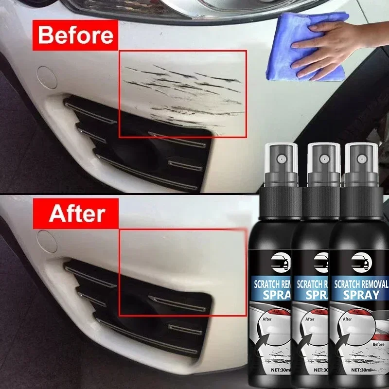 Limpiador de superficies de coche con spray para eliminación de arañazos de coche, conveniente, simple y eficaz, 30ml