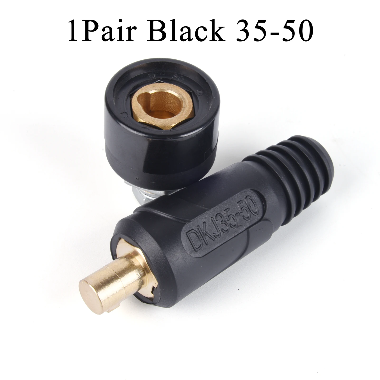Cable macho hembra de ajuste rápido, conector rápido, adaptador de enchufe DKJ 10-25 35-50, soldadura de estilo europeo para Dinse