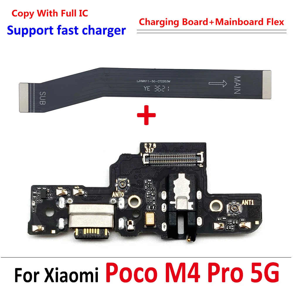 USB Cổng Sạc Micro Dock Chính Mainboard Tải Kết Nối Ban Cáp Mềm Chi Tiết Sửa Chữa Cho Xiaomi Poco F2 Pro F1 f3 X3