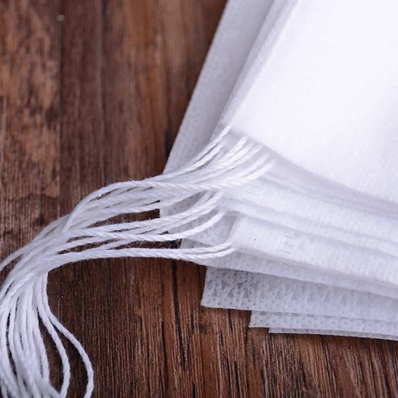 Disposable Tea Filter Bags Mesh Sealing Infuser Teabags Empty Bags Organizer  Coffee Tea Bags for Herb Loose Tea Filter Kitchen