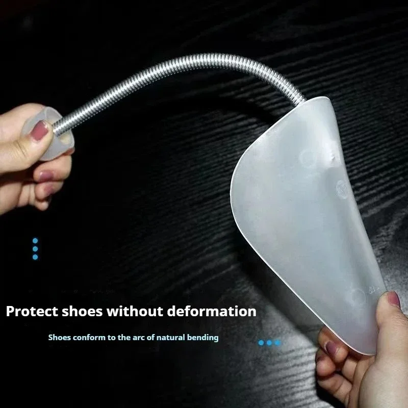 1 paio di alberi per scarpe a molla anti deformazione supporto interno scarpe barella modellante antirughe supporto per barella per scarpe
