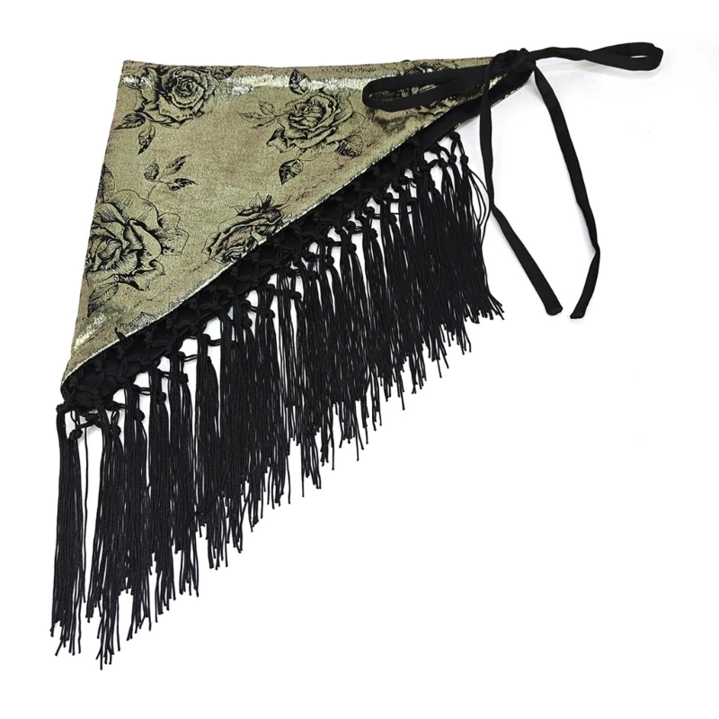 Adjustable Waist Cincher With Ethnic Print Bohemian Styling For Festivals And Casual Outfits