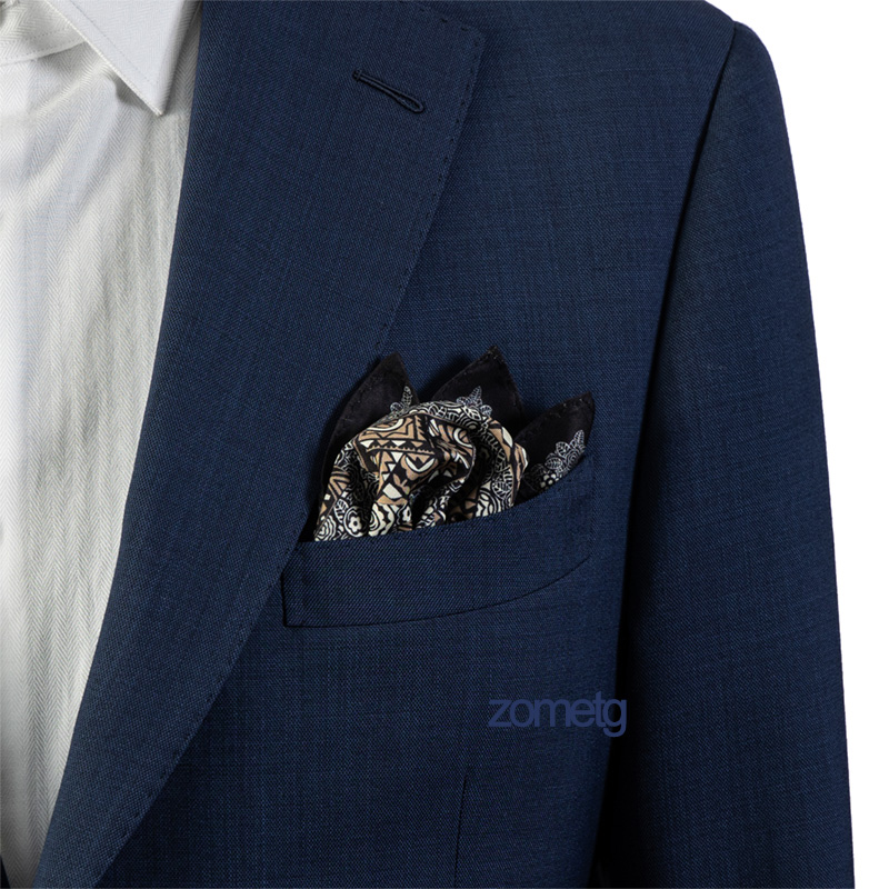 Großhandel Taschentücher Herren Einstecktuch Taschentücher Anzug Einstecktuch mit rosa Japanisch