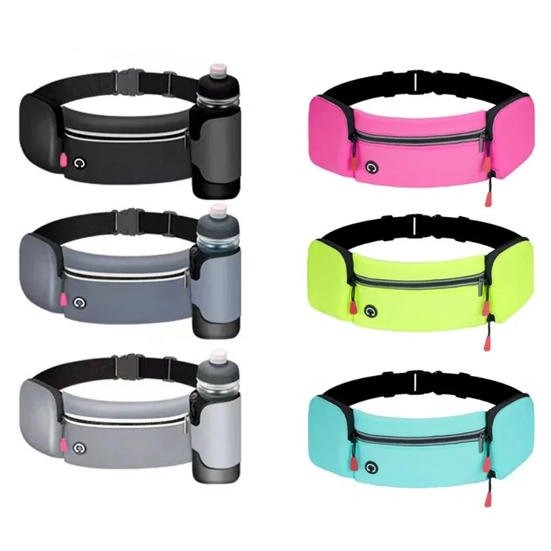 Bolsa de viaje profesional multifuncional para teléfono móvil, bolsa para botella de agua, cinturón elástico impermeable para deportes