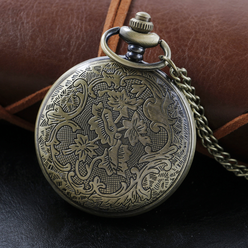 자이언트 배지 애니메이션 석영 주머니 시계 남성과 여성을위한 고품질 남여 목걸이 펜던트 쥬얼리 선물 Religio Masculino