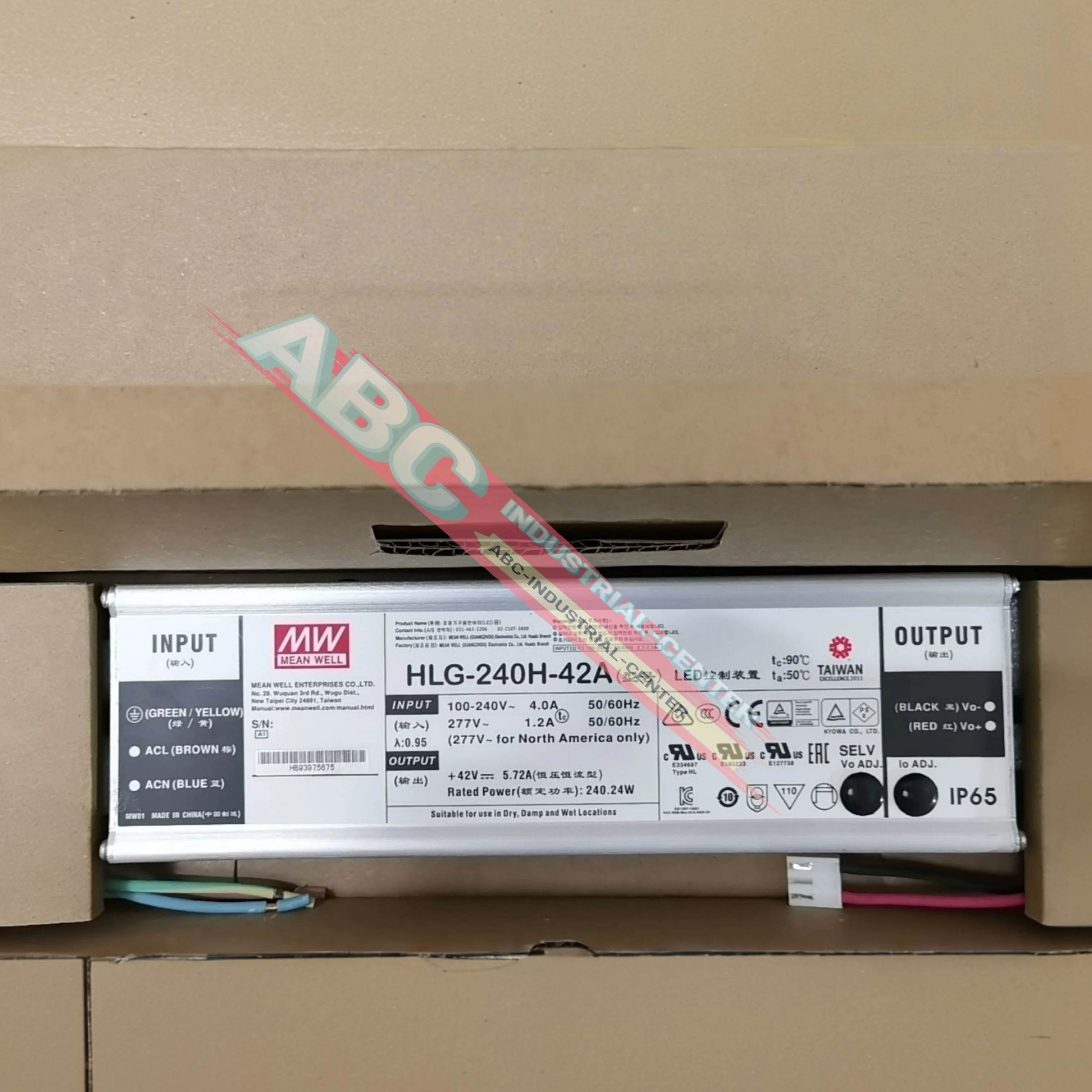 스위치 전원 공급 장치 HLG-240H-54A |   54V 100% 새 제품 HLG-240H-54B |   54V