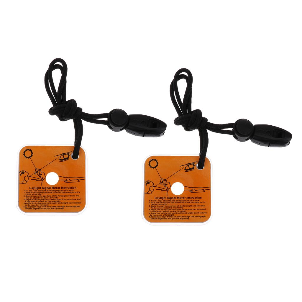 2pcs Reflective Lightweight Survival Emergency Boating Sports