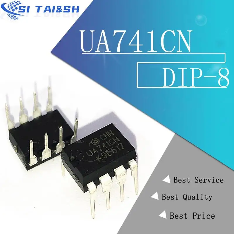 Si Tai & SH 10 Uds UA741CN 741 amplificador operativo Venta caliente nuevo sistema de datos original