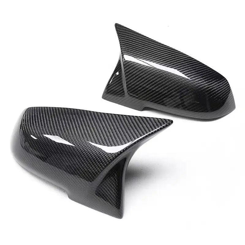 Bộ 2 Miếng Dán Kính Chiếu Hậu Bao Da Nắp Carbon Cho Xe BMW Series 1 2 3 4 X M 220i 328i 420i f20 F21 F22 F23 F30 F32 F33 F36 X1
