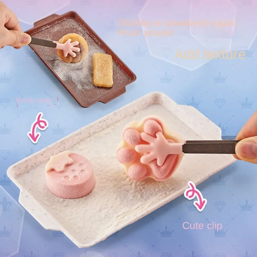 Cat Claw Pinching Toy Material Pack DIY Craft Blowable Bubble Cat Paw Mochi Material Pack Reusable Non-marking