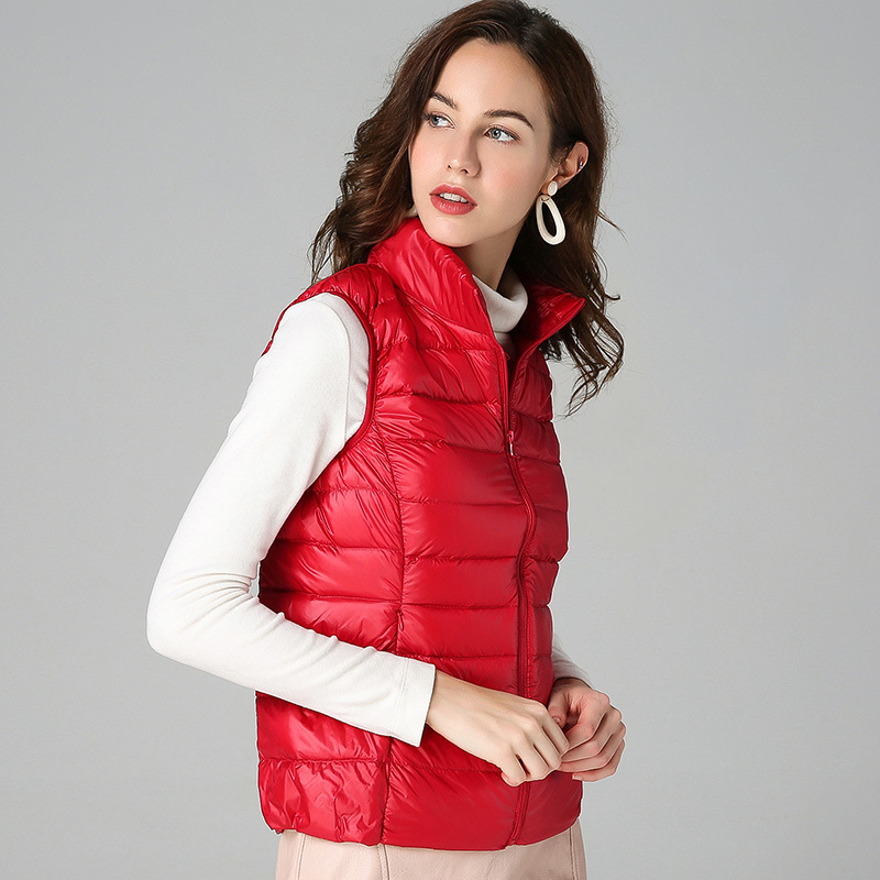 Frauen Ärmellose Weste Jacken Winter Mode Männlichen Baumwolle Gefütterte Weste Mäntel frauen Stehen Kragen Warme Westen Kleidung