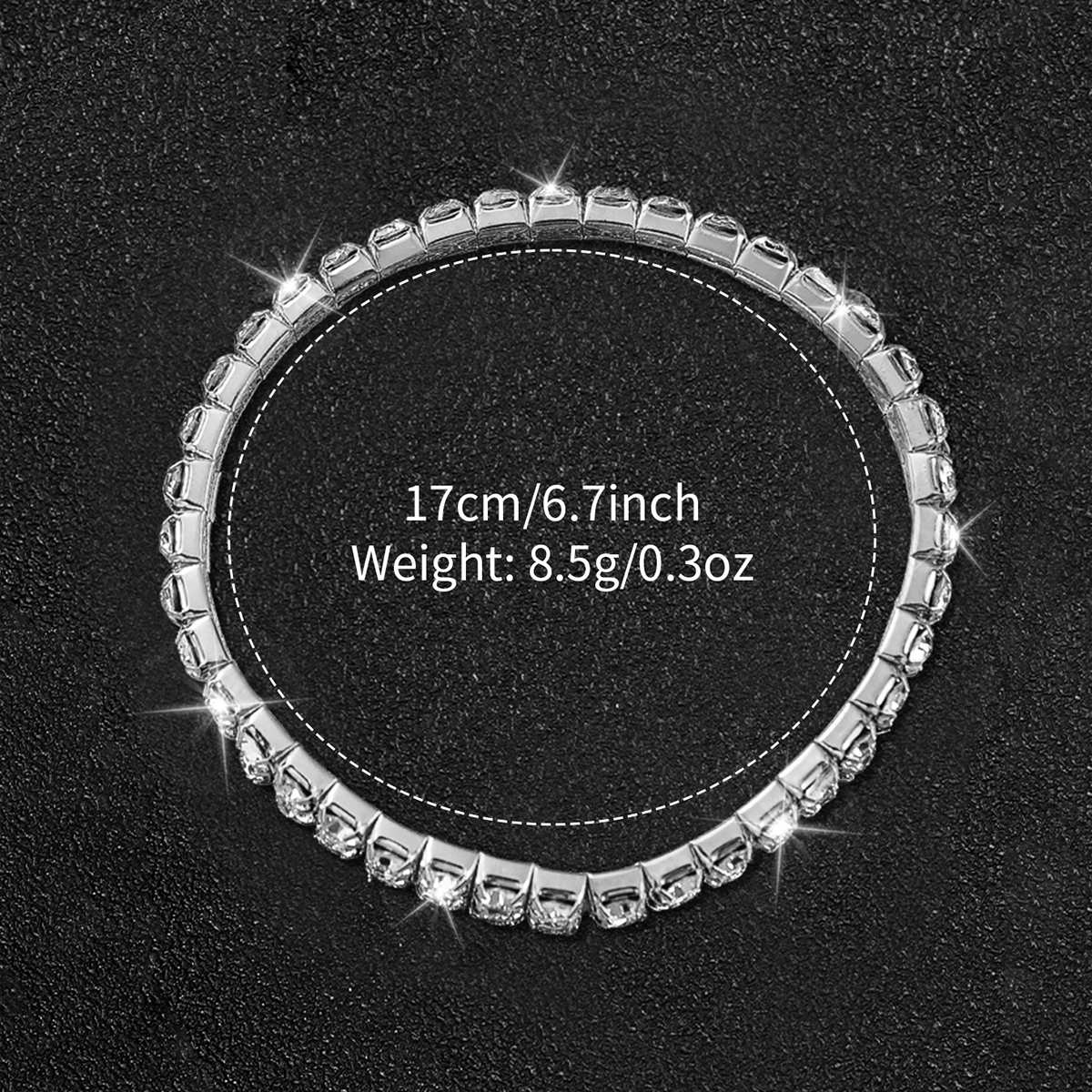 6 Stks/set Dameshorloge Mode Stalen Band Quartz Horloges Diamanten Armbanden Set (Zonder Doos)